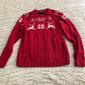 Lands’ End Child’s Christmas Sweater